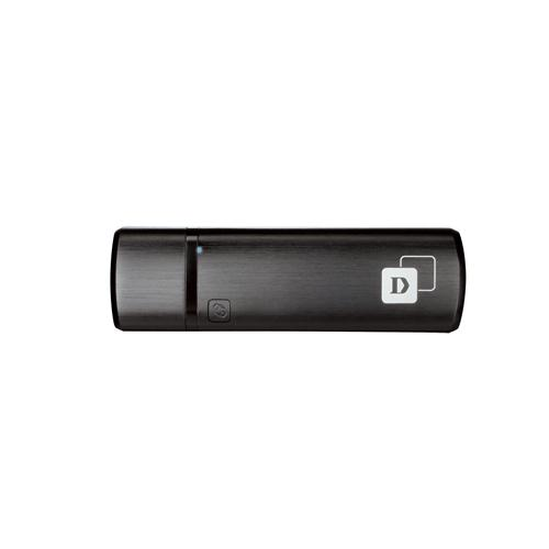 D-Link Wireless AC1200 DWA-182 - Adattatore di rete - USB 2.0 - 802.11a, 802.11b/g/n, Wi-Fi 5